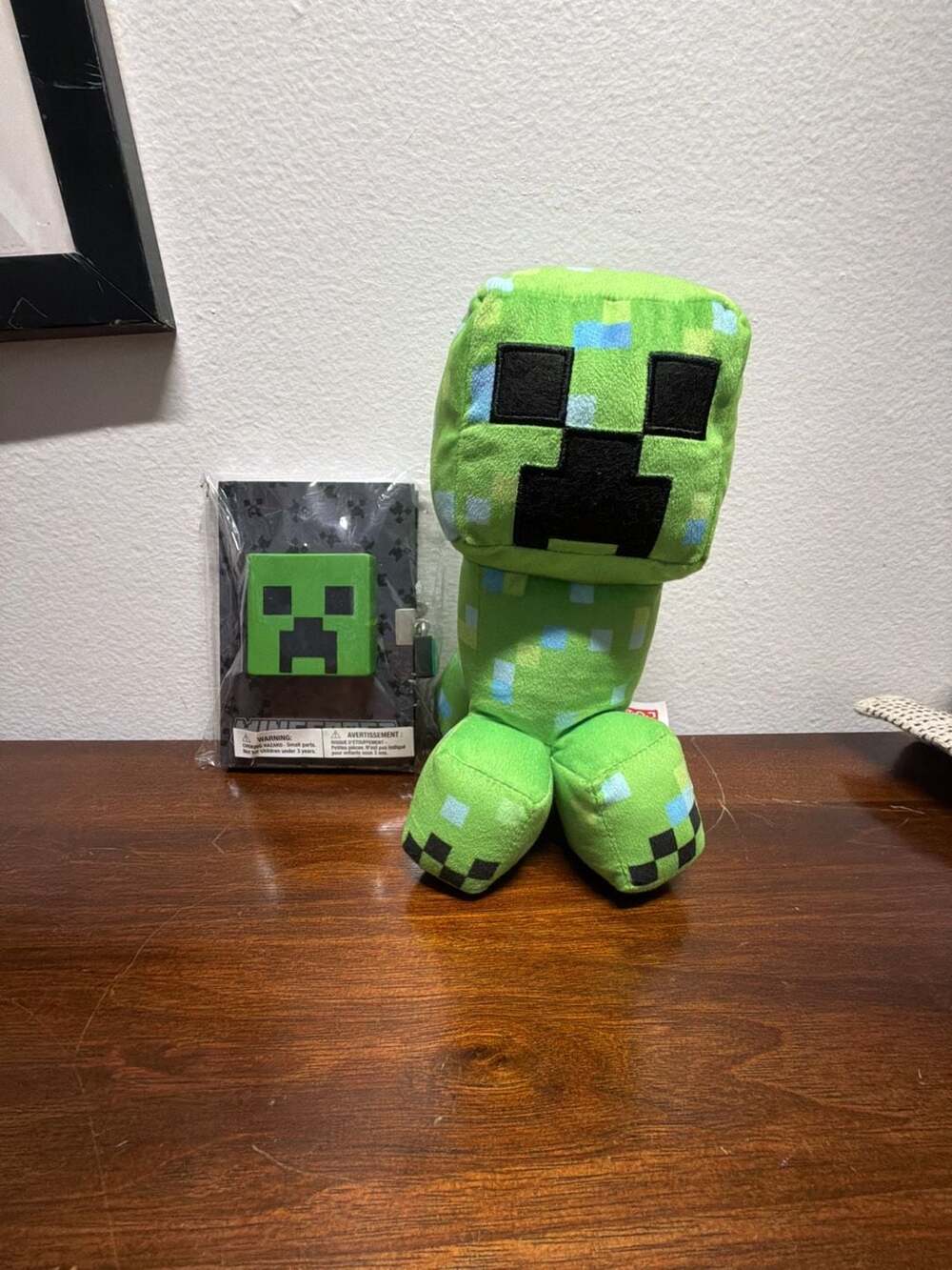 Minecraft Charged Creeper Plush And Journal Bundle